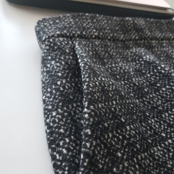 Theory Cashmere Angora virgin wool Plaid Skirt - Picture 4 of 9